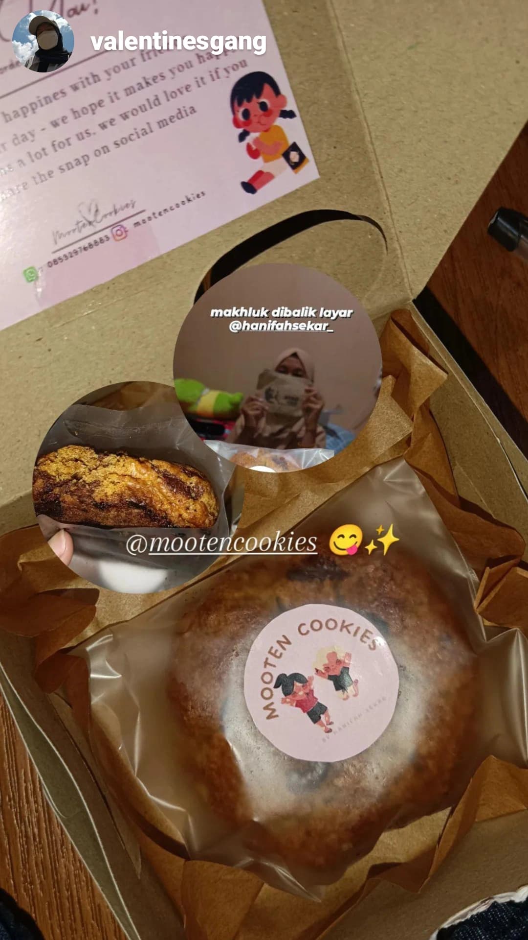 Testimoni pelanggan Mooten Cookies 17